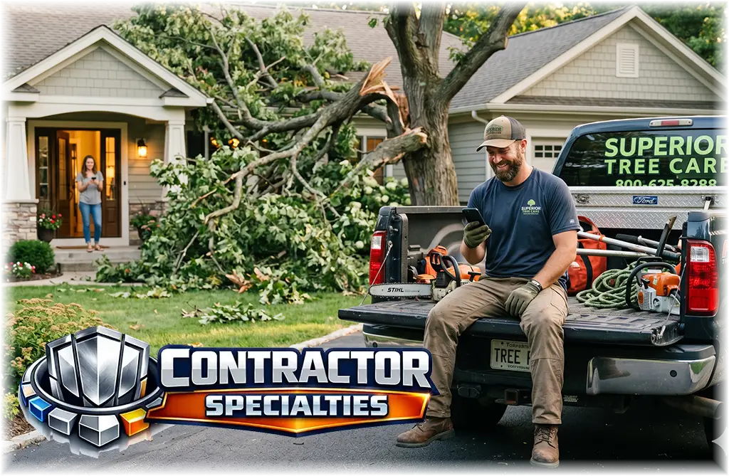 Contractor building field estimates on a mobile phone on-site